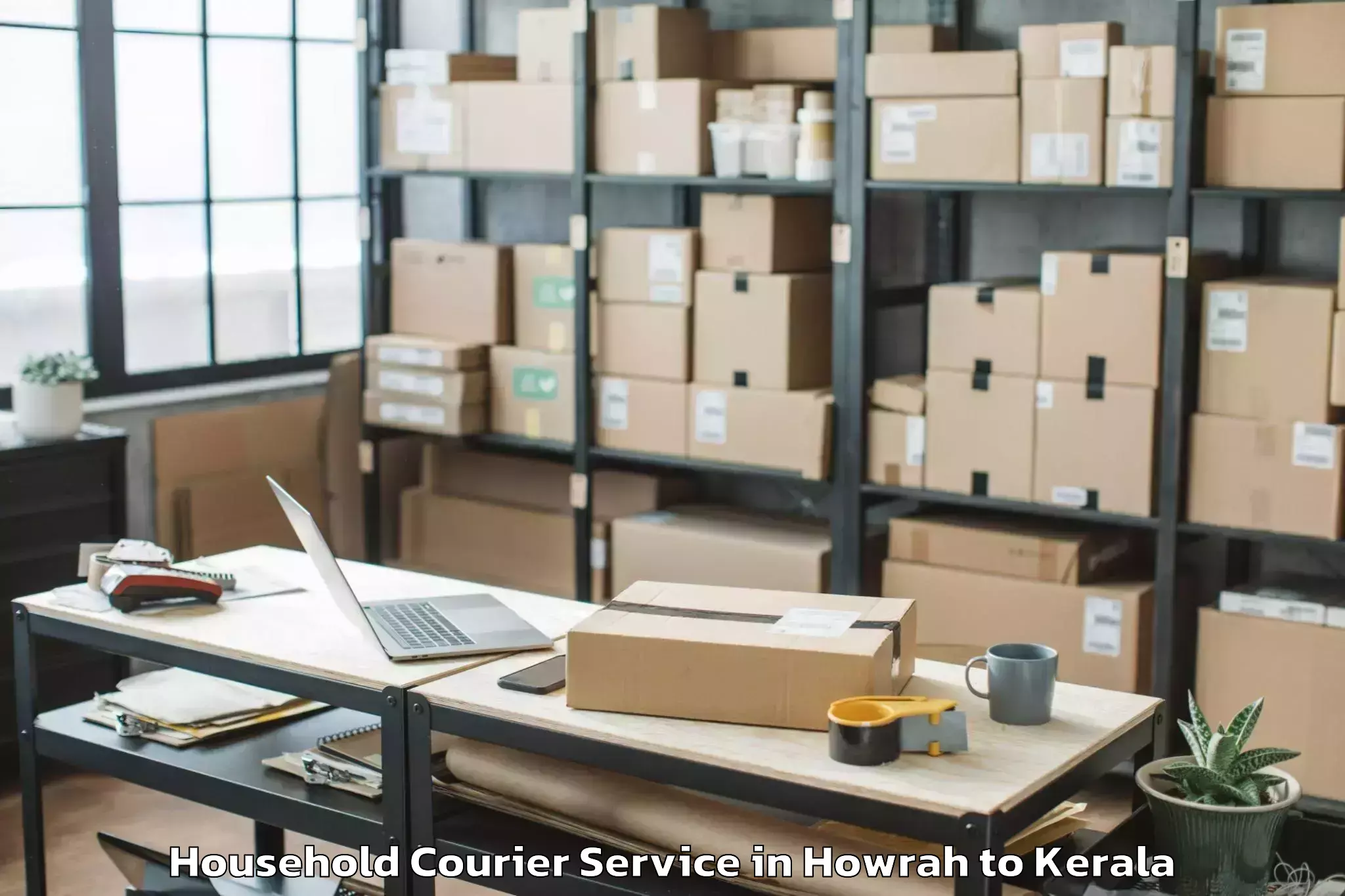 Reliable Howrah to Aroor Household Courier